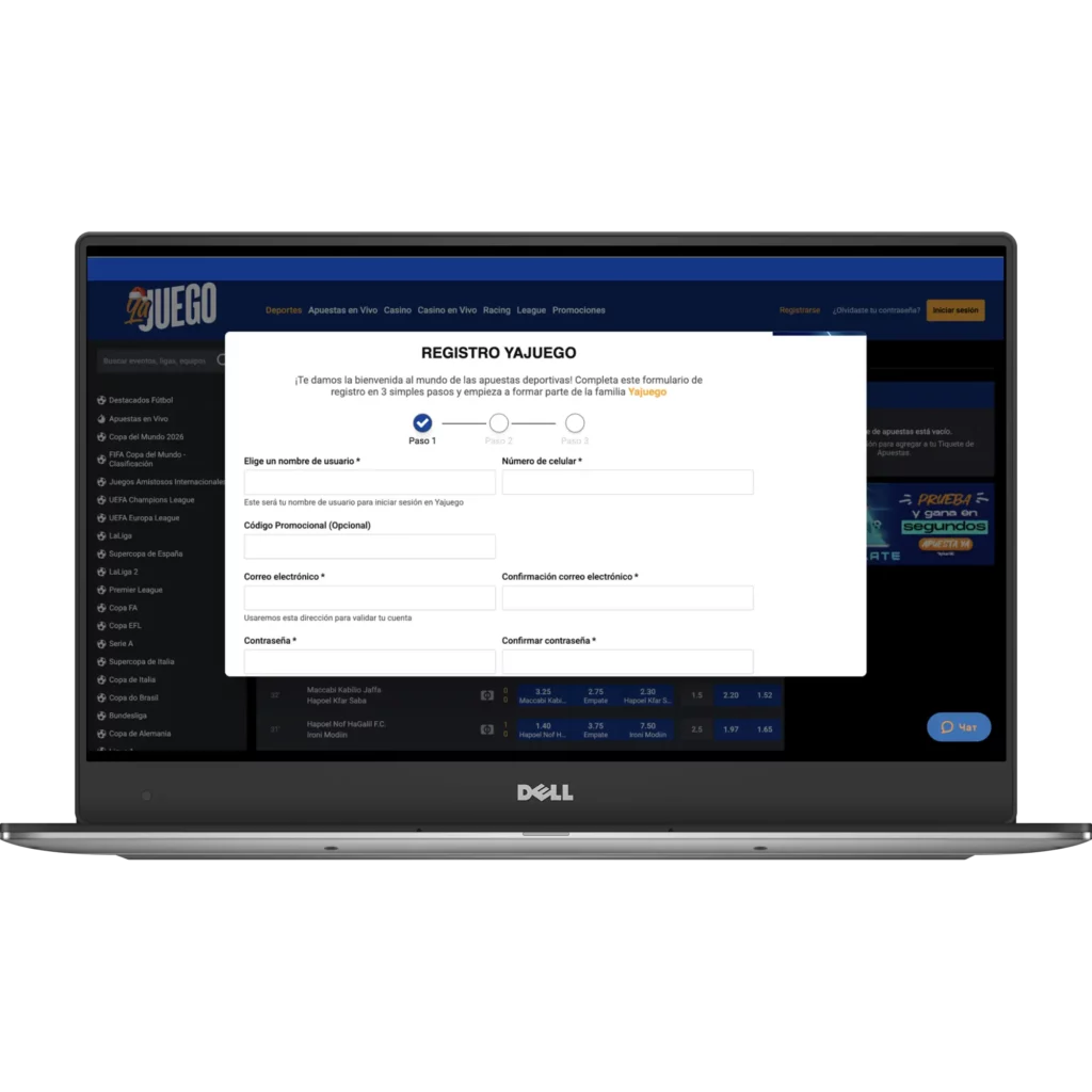 Yajuego Registration